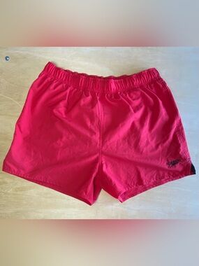 Speedo Men's Red Swim Trunks Shorts Size S